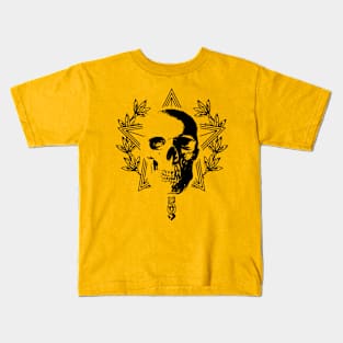 Skull Art Design - Star Wreath Kids T-Shirt